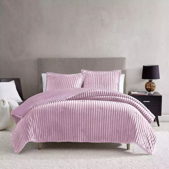 Ypnos Duvet Cover Queen 220x240cm Pink