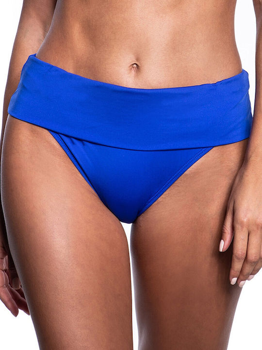 Bluepoint Bikini Alunecare Talie înaltă Albastru