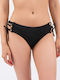 Blu4u Bikini Slip with Ties Black