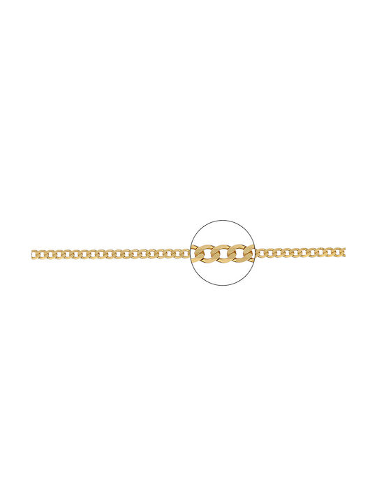 Chain Gourmet n2 Gold, 55cm