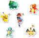 Pokemon stickers 5cm / 8pcs