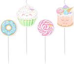 Crazy Cake candles / 4 pcs