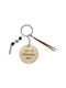 Keychain for the teacher wooden