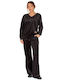 Set de Trening Catifea Negru