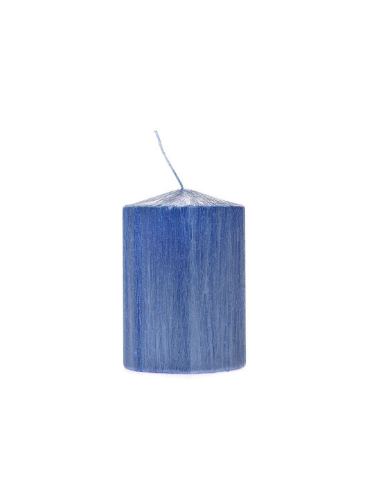 Iliadis Decorative Candle Jar Blue 7x10cm 1pcs