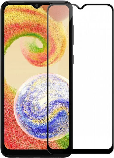 Powertech 5D Adeziv complet Full Face Tempered Glass Negru (Galaxy A04s)