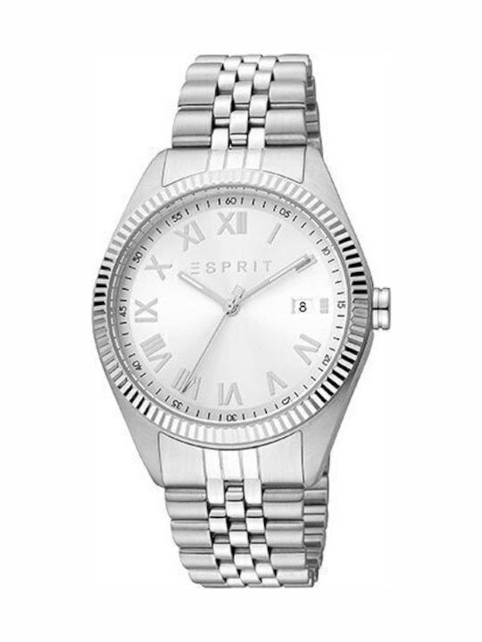 Esprit Men's Watch Battery with Silver Metal Bracelet