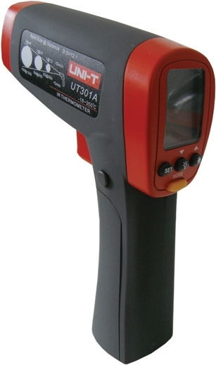 Uni-T UT301A Θερμόμετρο Υπερύθρων για Θερμοκρασίες από -18°C έως 350°C με Αναλογία Απόστασης 12:1
