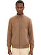 Faux Leather Jacket Brown
