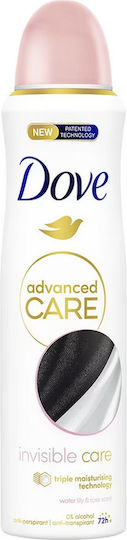 Dove Advanced Care Invisible Αποσμητικό 72h σε Spray 150ml