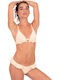 Bikini Set Triangle Top & Brazil Bottom Beige