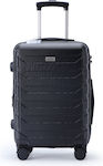 Lavor 1-602 Cabin Travel Suitcase Hard Black with 4 Wheels Height 55cm.