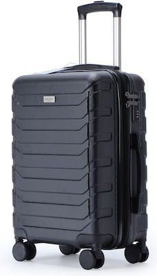 Lavor 1-602 Medium Travel Suitcase Hard Black with 4 Wheels Height 65cm.