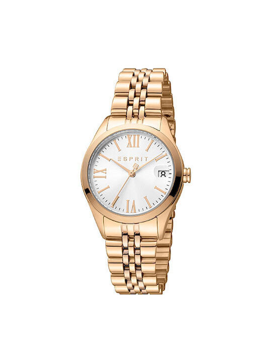 Esprit Watch with Pink Gold Metal Bracelet