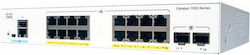 Cisco C1000-16P-E-2G-L Verwaltet L2 PoE+ Switch mit 16 Ports Ethernet und 2 SFP Ports