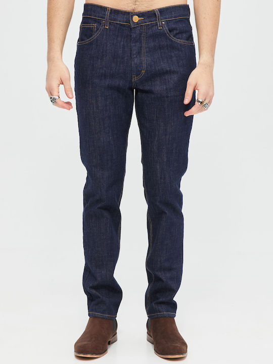 Herren Jeanshose Elastisch Marineblau