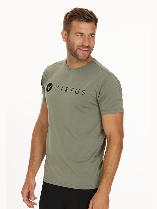 Virtus T-shirt Edwardo Logo - 3158 Smoked Sage