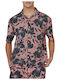 Short-sleeved Shirt Floral Pink