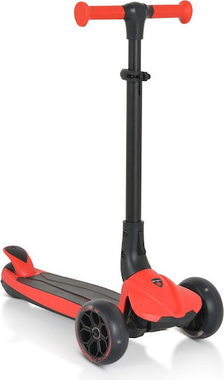 Byox Kids Foldable Scooter Bolt 3-Wheel for 3+ Years Red