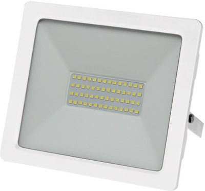 Adeleq Waterproof LED Floodlight 50W Natural White 4000K IP65