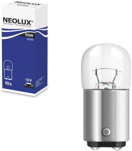Neolux Λάμπα Αυτοκινήτου N209 BA15D / R5W Αλογόνου 12V 5W