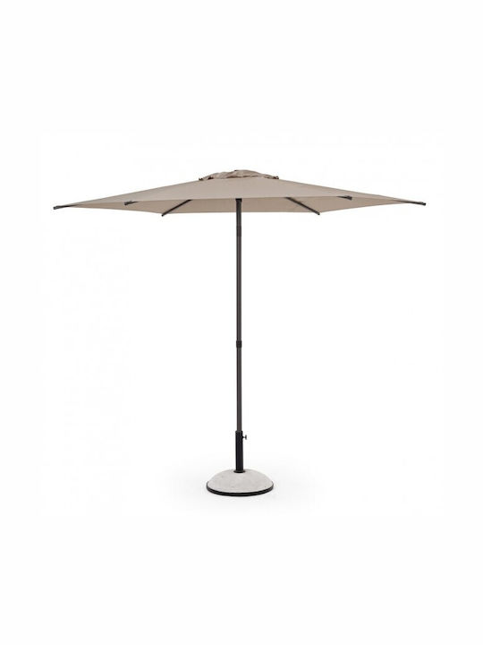 Samba Garden & Terrace Floor Metal Round Parasol Moon D2.7xH2.67m