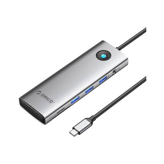 Orico USB-C Docking Station mit HDMI 4K PD Ethernet Gray (PW11-10P-GY-EP)