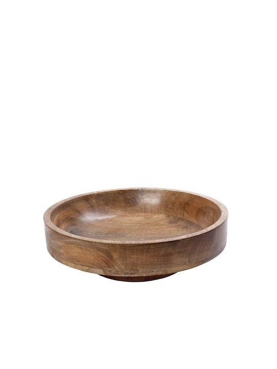 Espiel Mango Decorative Bowl Brown 40x40x12cm