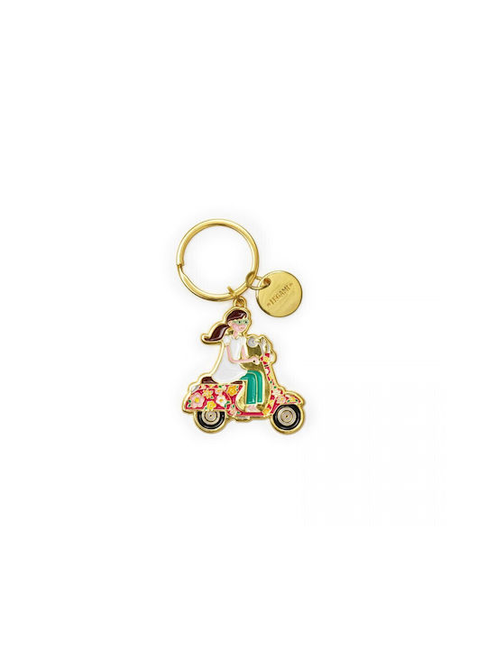 Legami Milano Keychain What A Key Ring Metalic Argintiu