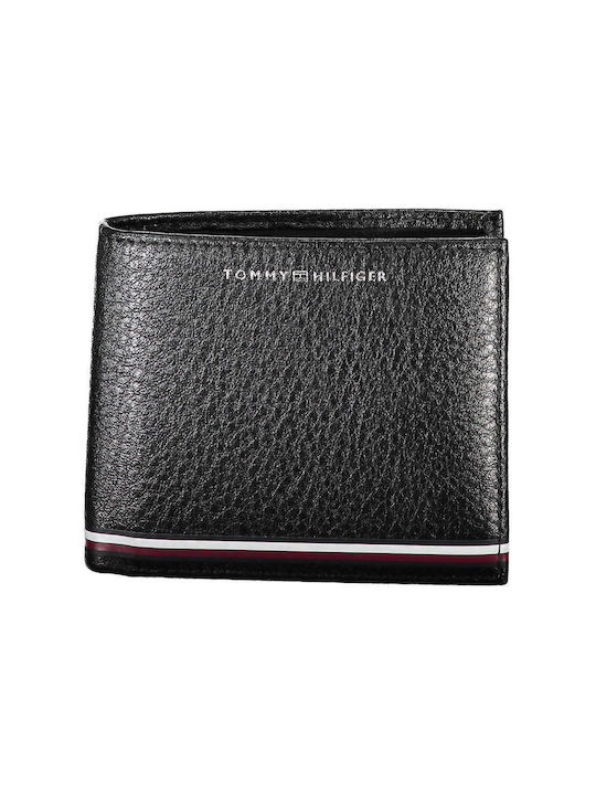 Tommy Hilfiger Men's Leather Wallet with RFID Black