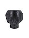InTheBox VISO Planter Polyresin Black 17x17x18cm.