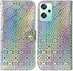 Colorful Wallet Synthetic Leather Silver (OnePlus Nord CE 2 Lite)