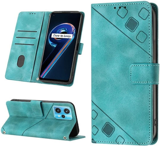 Embossed Wallet Δερματίνης Πράσινο (OnePlus Nord CE 2 Lite)
