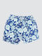 Men's Swimwear Shorts Blue with Patterns