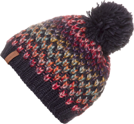 MORGAN Pom Pom Beanie Γυναικείος Σκούφος Πλεκτός σε Μπλε χρώμα