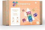 Connetix Joc de construcție magnetic Pastel Square pentru copii de 3++ ani