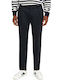 Blake Trousers Chino in Regular Fit Navy Blue