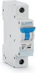 Elmark 1-Pole Automatic Circuit Breaker 40A 41111C