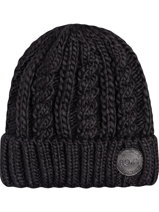 Tram Beanie Γυναικείος Σκούφος Πλεκτός σε Μαύρο χρώμα