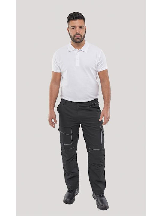 Work Trousers Top Black Two-tone - Axon