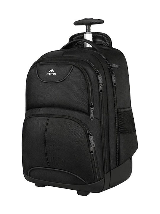 Matein Backpack 45L Laptop 18'' Backpack on wheels 1178 black