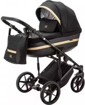Adamex Rimini Lux Verstellbar 3 in 1 Baby Kinderwagen Geeignet für Neugeborene Lux 12.5kg