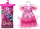 Barbie Ρόζ Φόρεμα Clothes for Dolls for 3++ Years