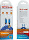 Ancus Flow Plus E54 Braided USB-C to Lightning Cable Blue 1m (35133)
