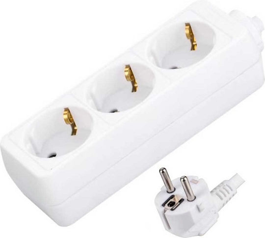 ST-GB03 Steckdosenleiste 3 Positionen mit Kabel 1.5m