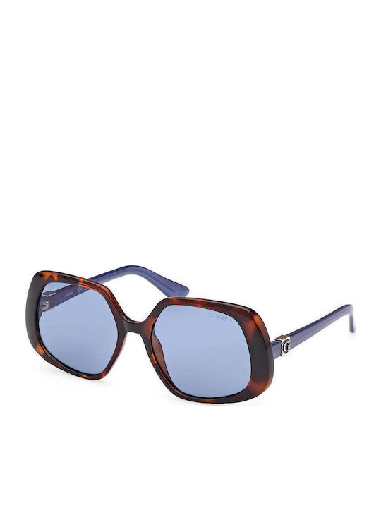 Guess Damen Sonnenbrille mit Braun Schildkröte ...