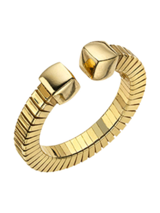 Breeze Damen Ring mit Zirkonia aus Silber Vergoldet