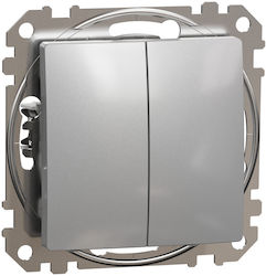 Schneider Electric Wall Push Button Switches Controller Without Front Plate White SDD113118