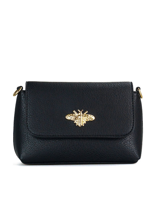 Damentasche Crossbody aus Kunstleder Schwarz