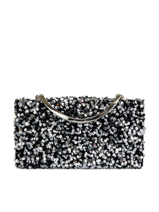 Silia D Women's Clutch Silver mnbg-10351- Slvr